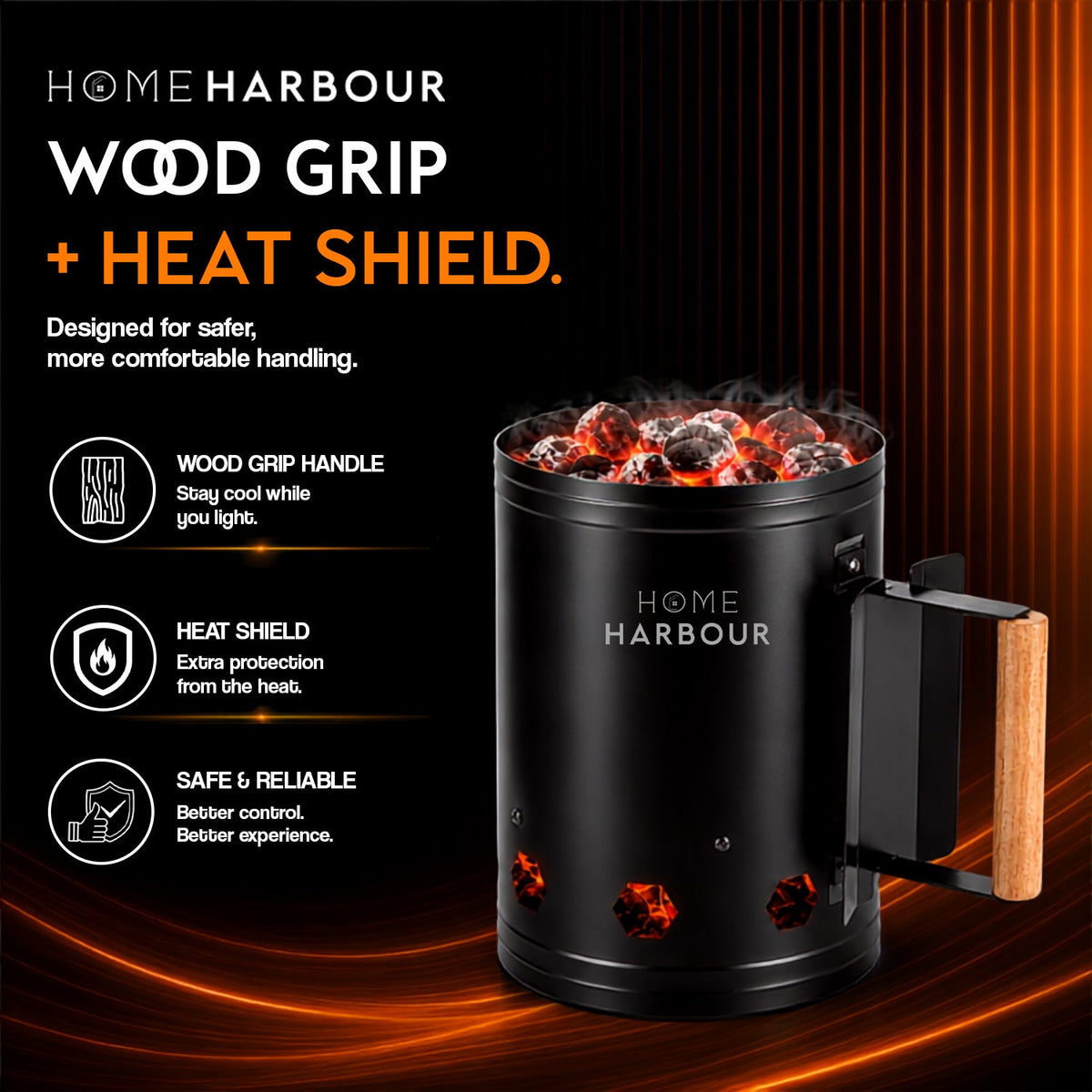 Home Harbour HeatRise Chimney Starter — View 2
