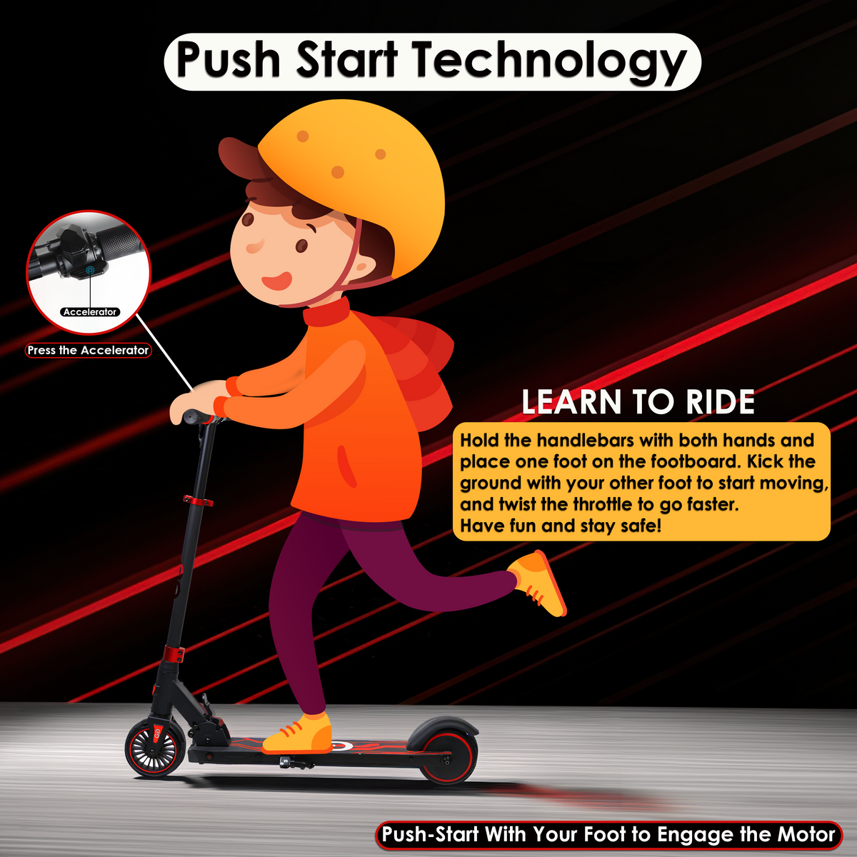 Refurbished - X2 Kids Electric Scooter – Foldable, 150W Motor – product image 6