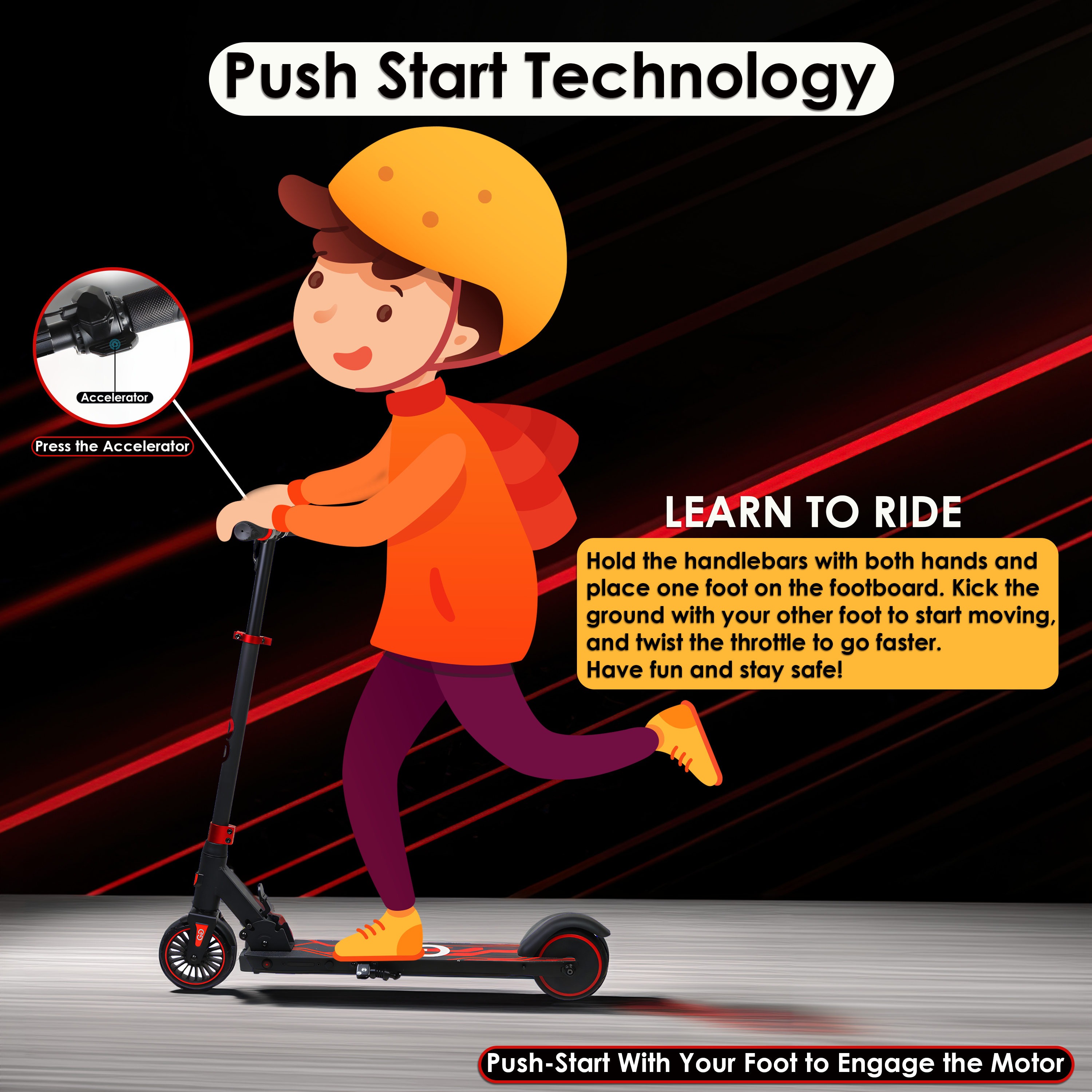 Refurbished - X2 Kids Electric Scooter – Foldable, 150W Motor – product image 6