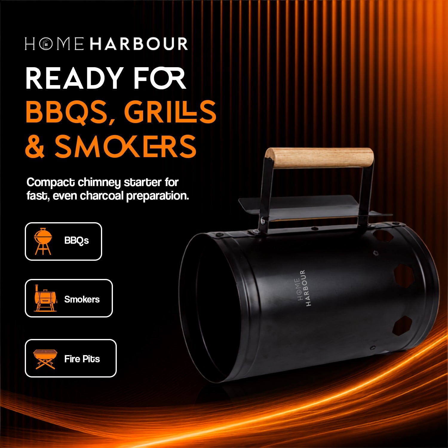 Home Harbour HeatRise Chimney Starter — View 6