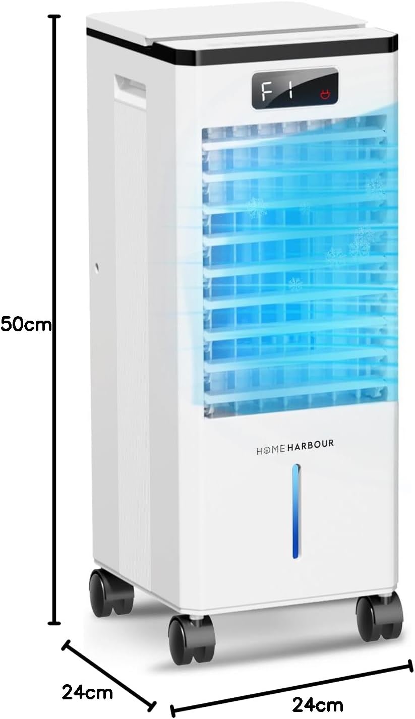 Home Harbour Breeze Maxx Portable Air Cooler – 3-in-1 Windowless Cooling Fan with Remote & 4.5L Tank – UK