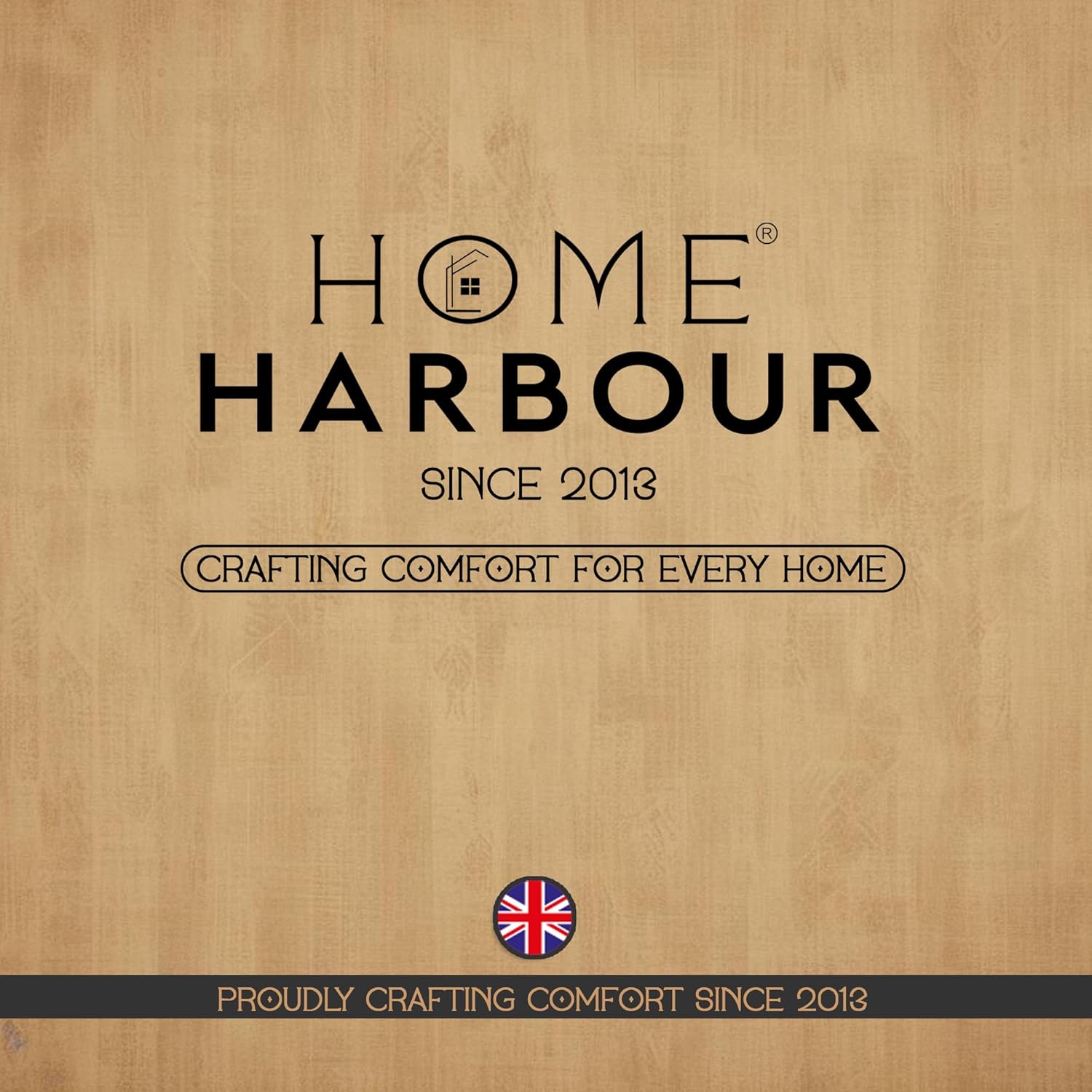 Home Harbour Clairmont Ceramic Canister Set – Tea, Coffee & Sugar Storage with Bamboo Airtight Lids – UK