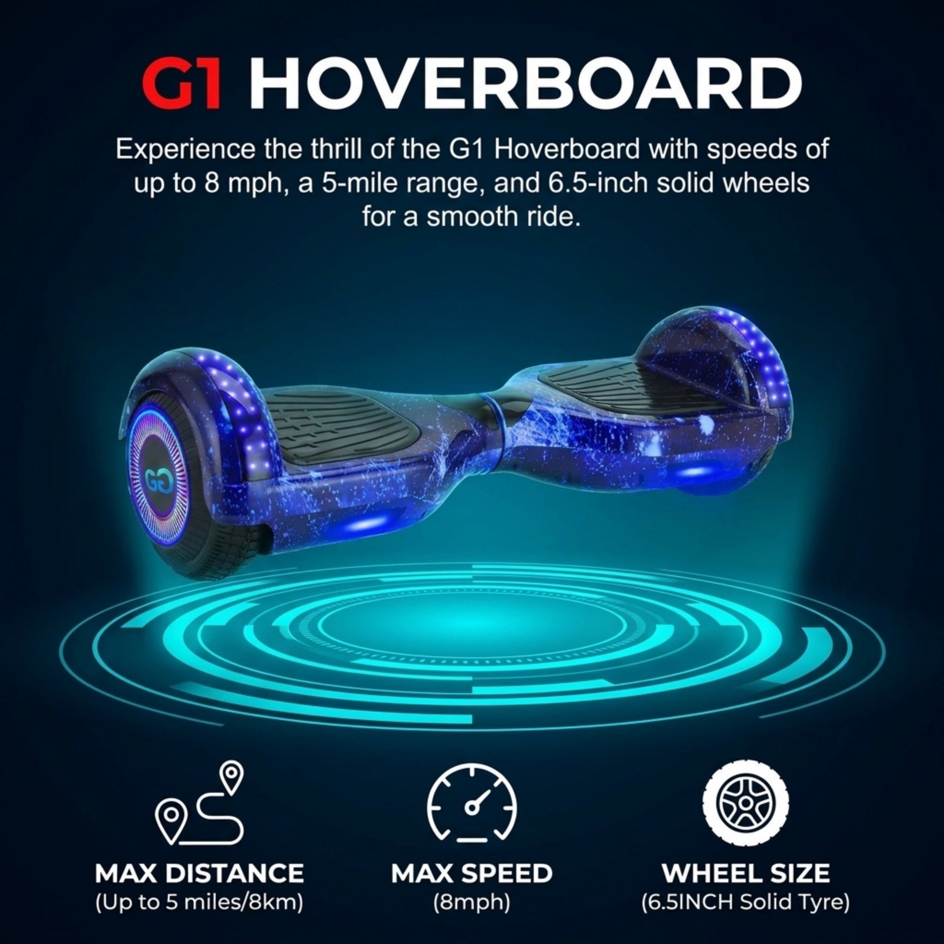 G1 Pro Hoverboard + Hoverkart Bundle — CE Certified UK – View 4 UK