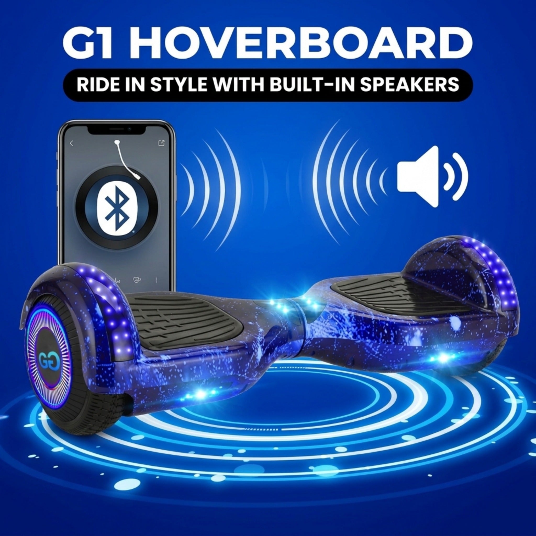 G1 Pro Hoverboard + Hoverkart Bundle — CE Certified UK – View 6 UK