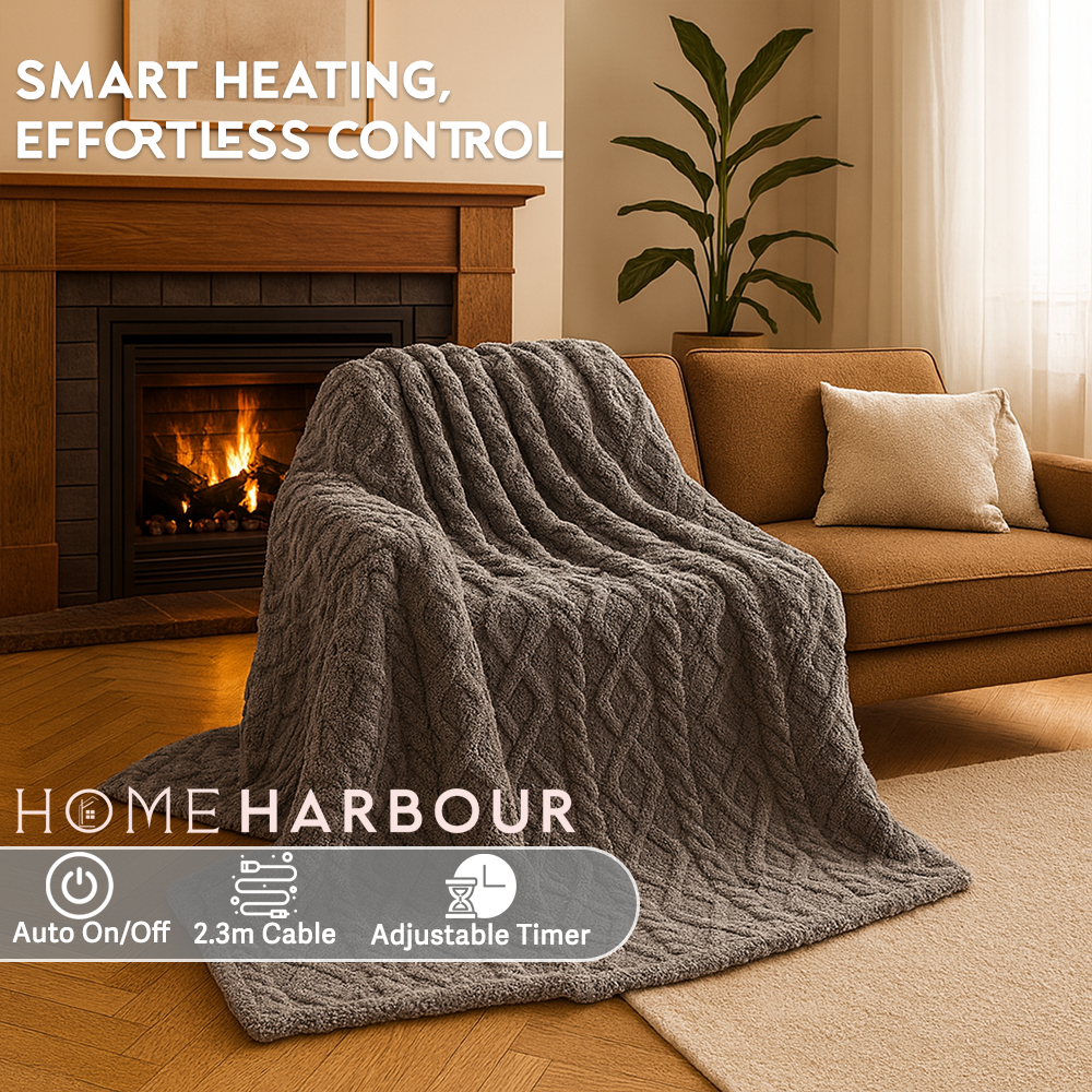 Home Harbour Cuddle Warm Electric Heated Throw – UK