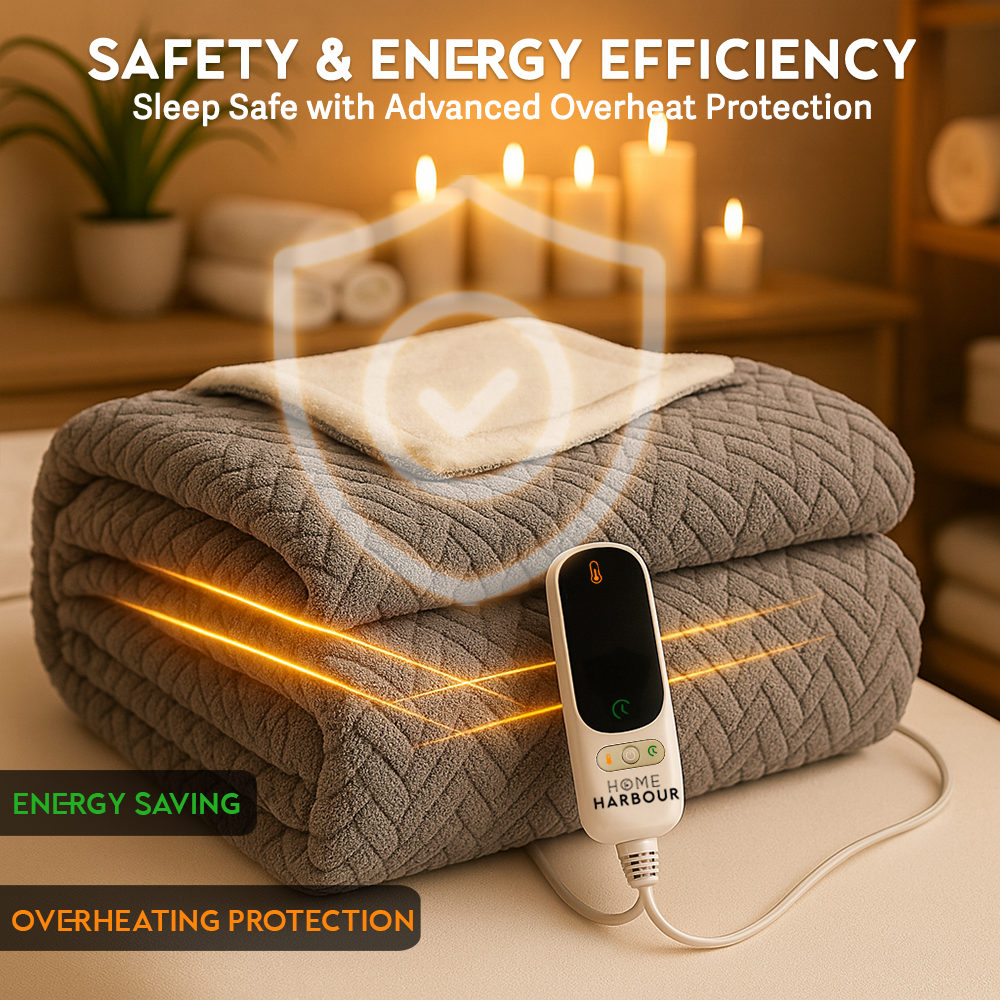 Home Harbour Cuddle Warm Electric Heated Throw – UK