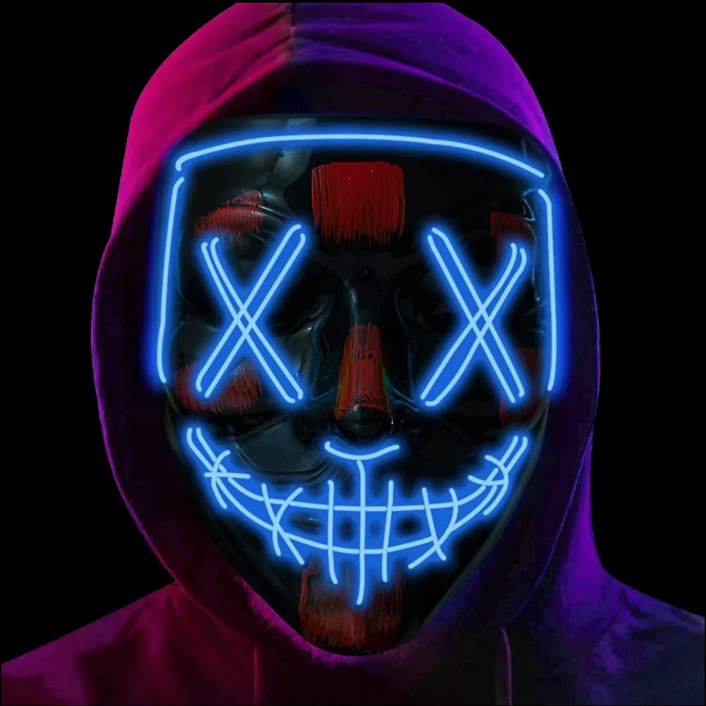 LED Light Up Halloween Purge Mask – UK
