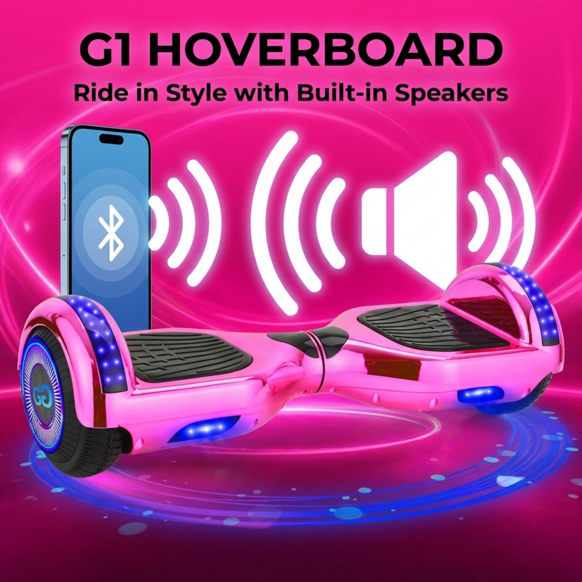 G1 Pro Hoverboard + Hoverkart Bundle — CE Certified UK – View 4 UK