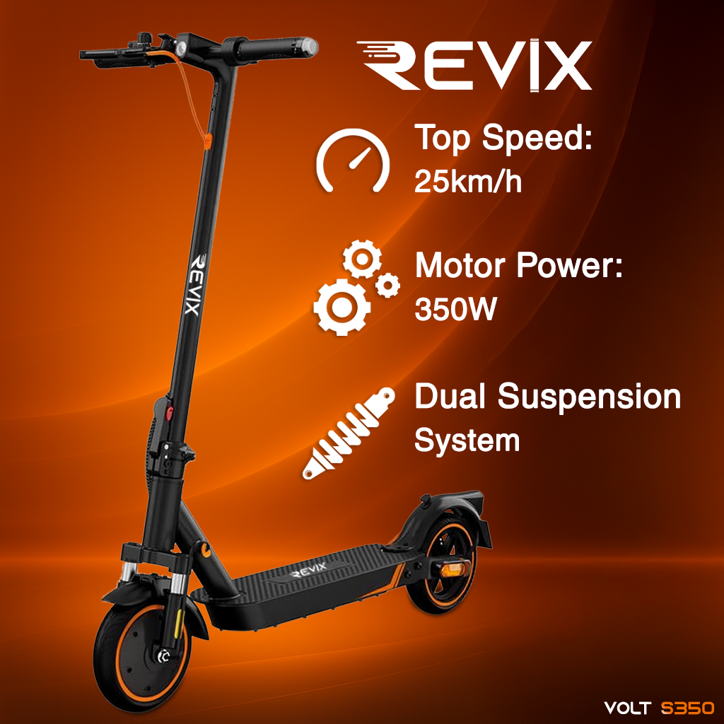 Revix Volt S350 Electric Scooter For Teens & Adults | Foldable – product image 2