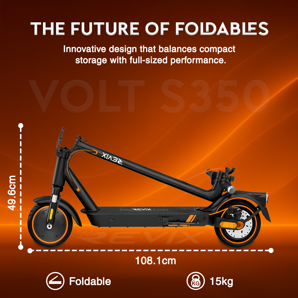 Revix Volt S350 Electric Scooter For Teens & Adults | Foldable – product image 5